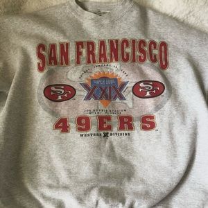 San Francisco 49ers Vintage Crewneck Superbowl 27